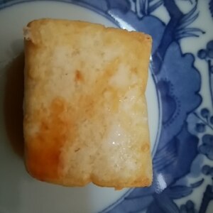 顆粒だしで揚げずに焼くだけ　揚げだし豆腐